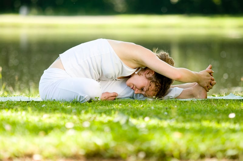 Outdoor Yoga Pose